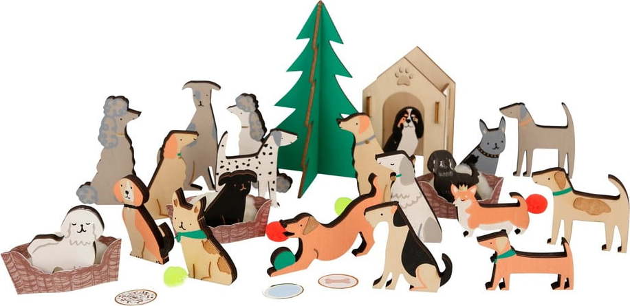Adventní kalendář Dogs – Meri Meri Meri Meri
