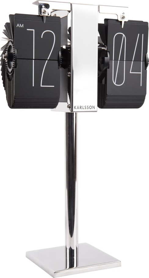 Černé stolní hodiny Karlsson No Case Mini Karlsson