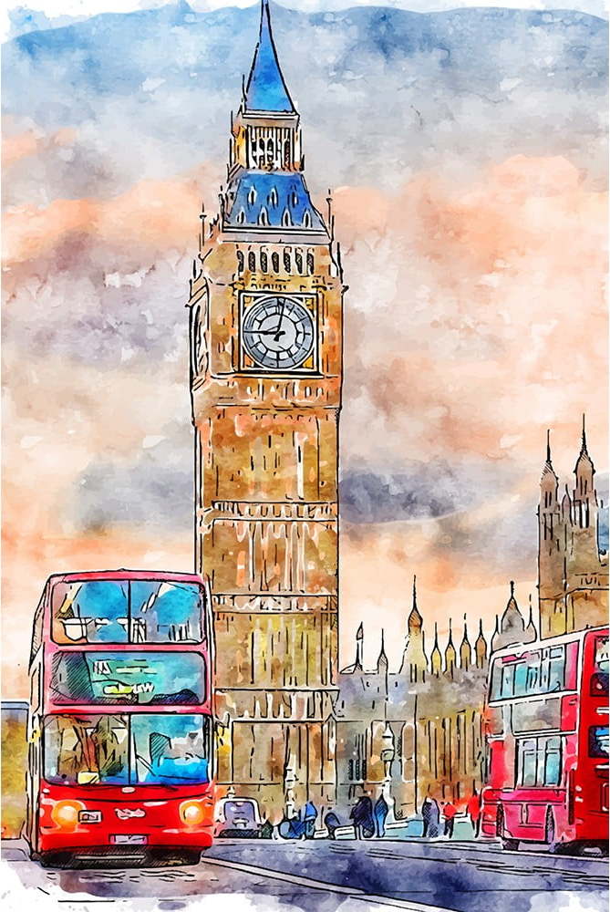 Obraz 40x60 cm London – Fedkolor Fedkolor