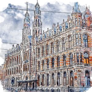 Obraz 50x50 cm Amsterdam &ndash; Fedkolor Fedkolor