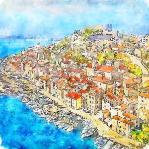 Obraz 50x50 cm Dalmatien &ndash; Fedkolor Fedkolor