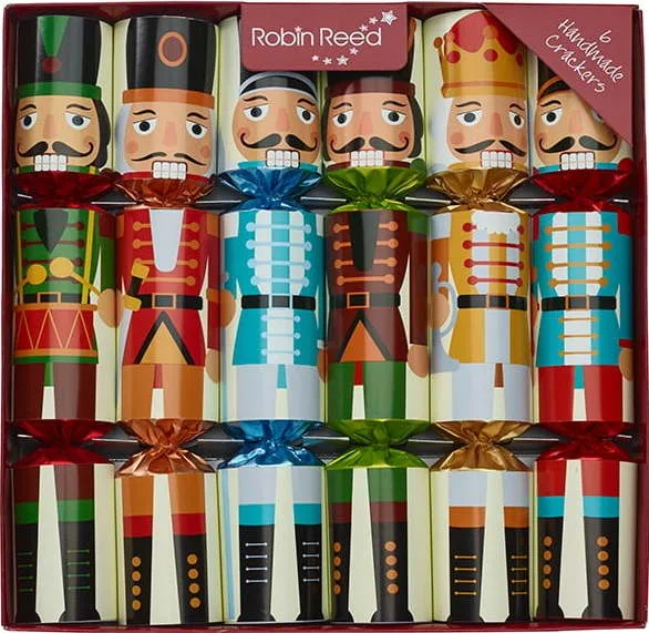 Vánoční crackery v sadě 6 ks Nutcracker