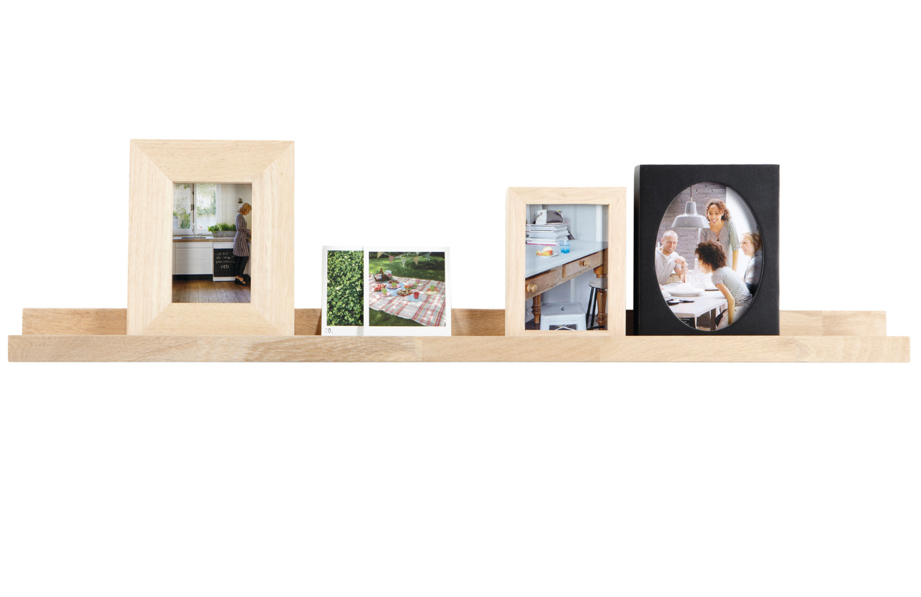 Hoorns Dubová nástěnná police Retowen 100 cm Hoorns