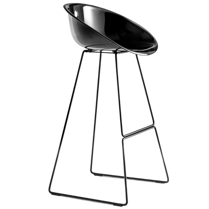 Pedrali Černá plastová barová židle Gliss 906 75 cm Pedrali