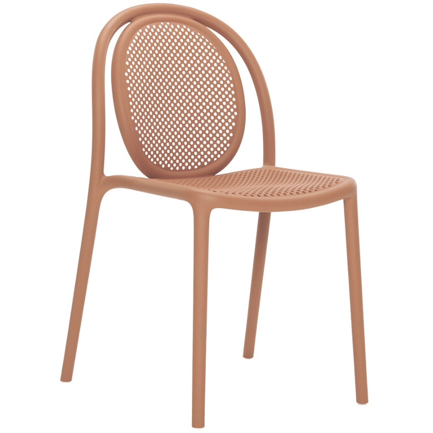 Pedrali Oranžová plastová jídelní židle Remind 3730 Pedrali