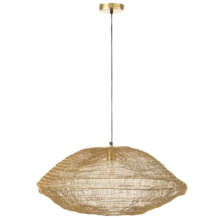 Zlaté kovové závěsné světlo J-line Narol 72 cm J-line
