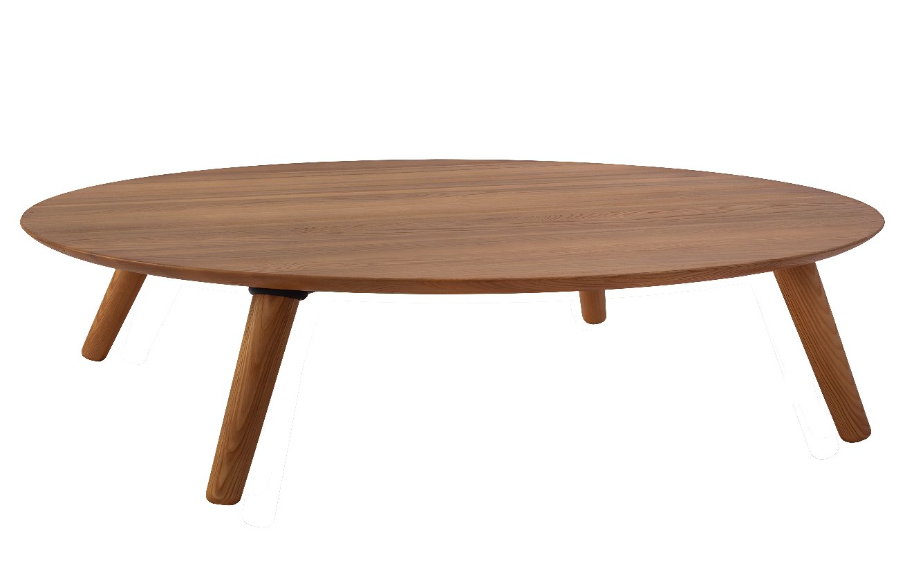 Dřevěný konferenční stolek RAGABA CONTRAST OVO 110 x 70 cm Ragaba