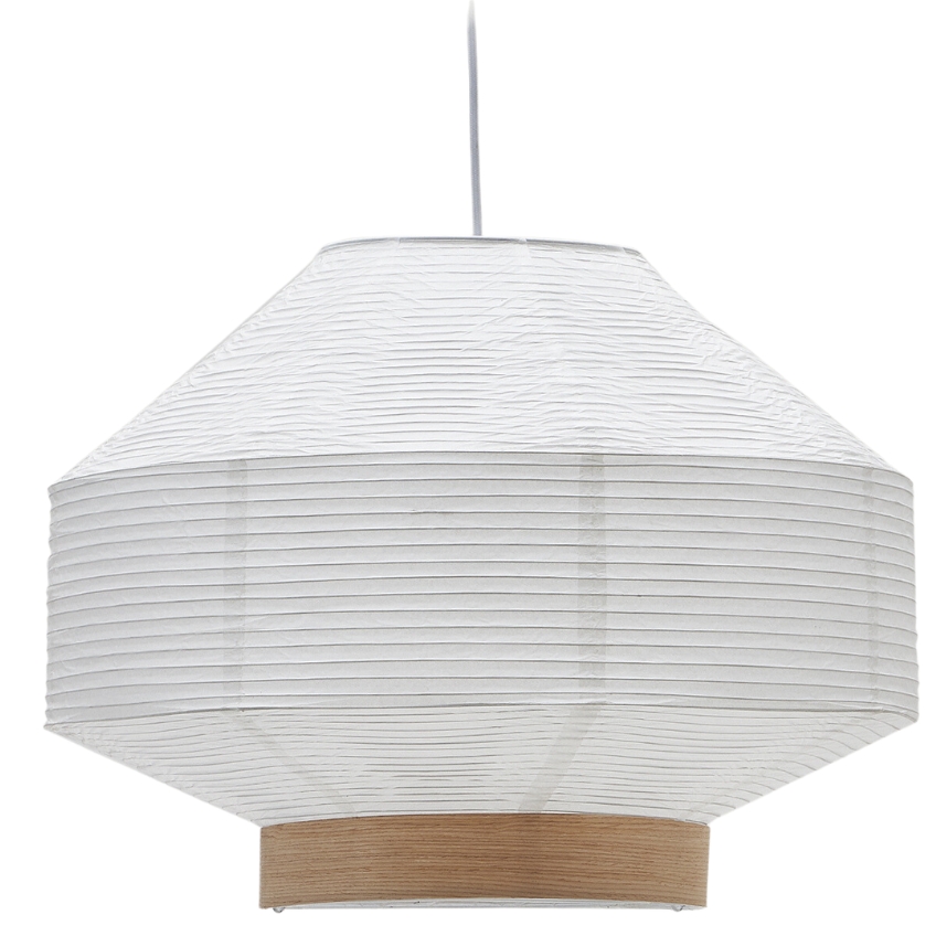 Bílé papírové stínidlo Kave Home Hila 55 cm Kave Home