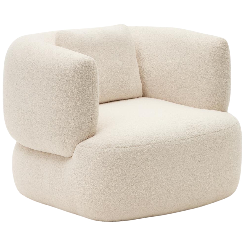 Béžové čalouněné křeslo Kave Home Martina Kave Home