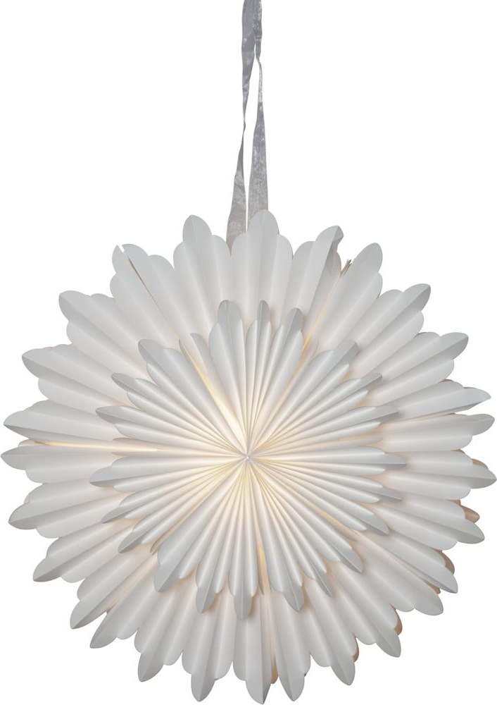 Bílá světelná dekorace s vánočním motivem Crystal – Star Trading Star Trading