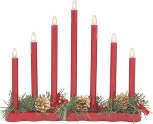 Červen&aacute; světeln&aacute; dekorace s v&aacute;nočn&iacute;m motivem Hol &ndash; Marksl&ouml;jd Marksl&ouml;jd