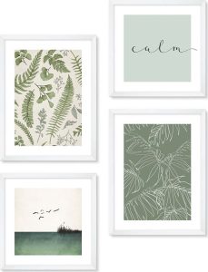 Sada plak&aacute;tů v r&aacute;mu 4 ks 32x42 cm knor