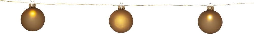 Světelná dekorace s vánočním motivem ve zlaté barvě ø 6 cm Bliss – Star Trading Star Trading