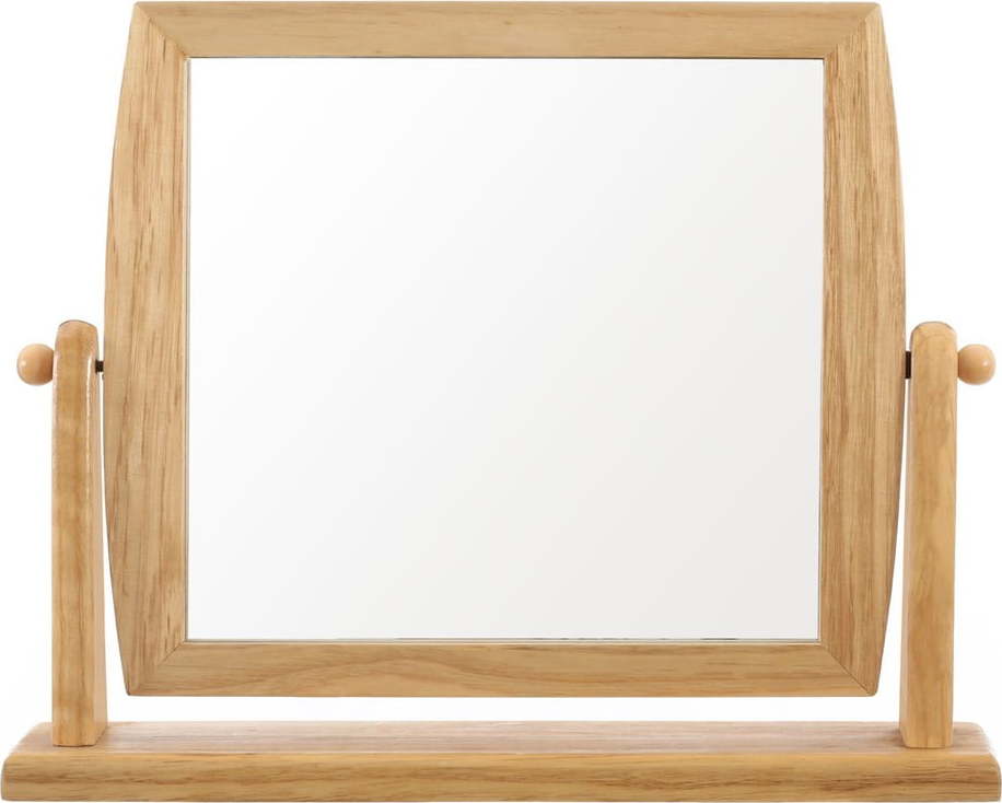Zrcátko s dřeveným rámem Table Mirror