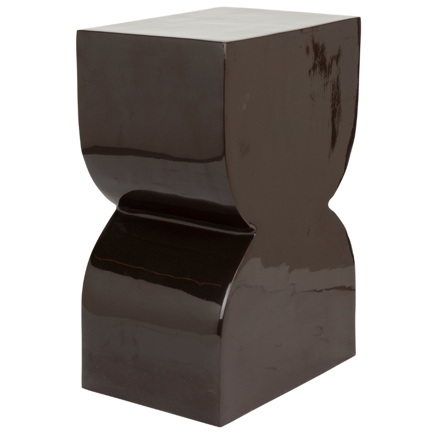 Hnědá kovová stolička ZUIVER CONES 45 cm Zuiver