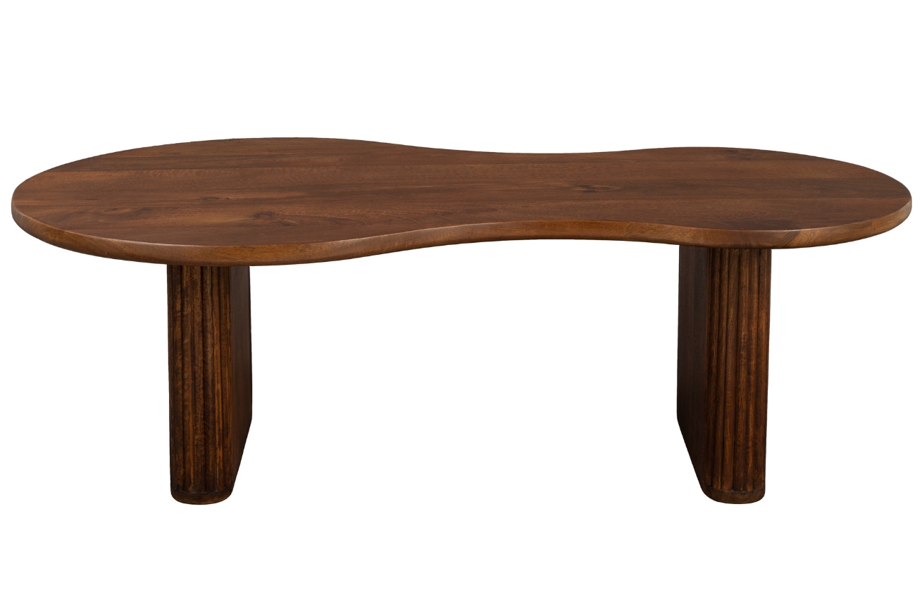 Hnědý dřevěný konferenční stolek DUTCHBONE TILON 110 x 60 cm Dutchbone