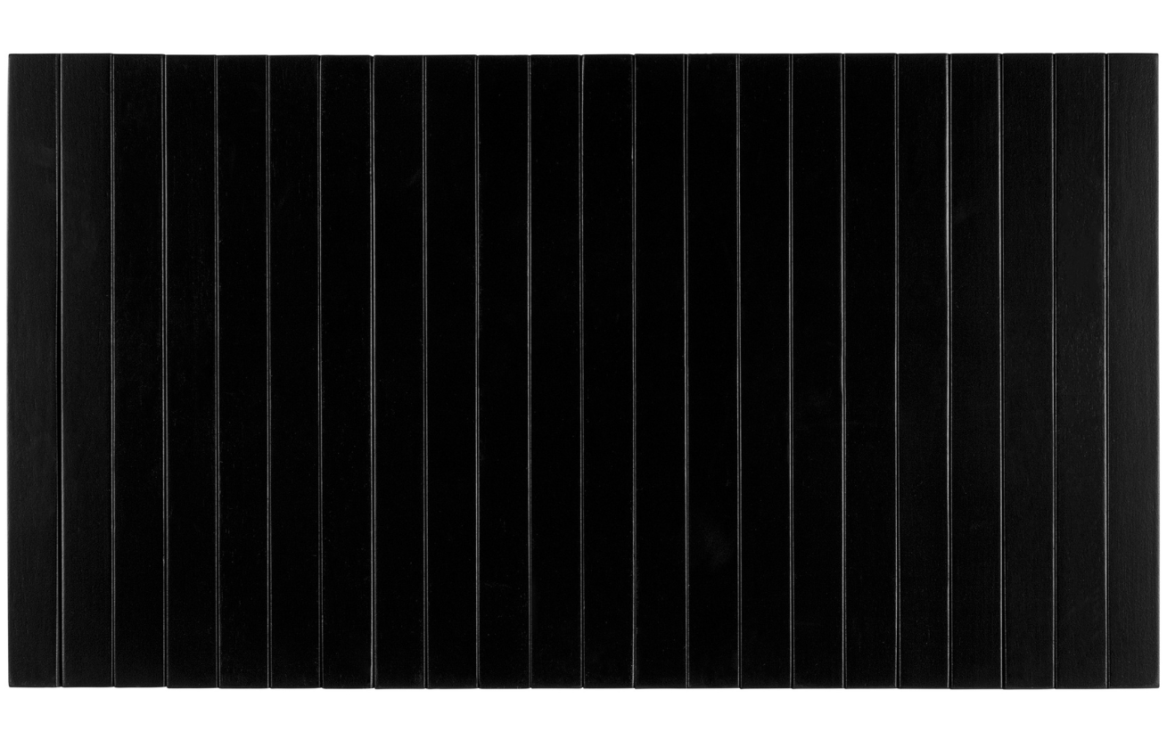 Hoorns Černá dubová odkládací podložka na područku pohovky Wonda 44 x 24 cm Hoorns