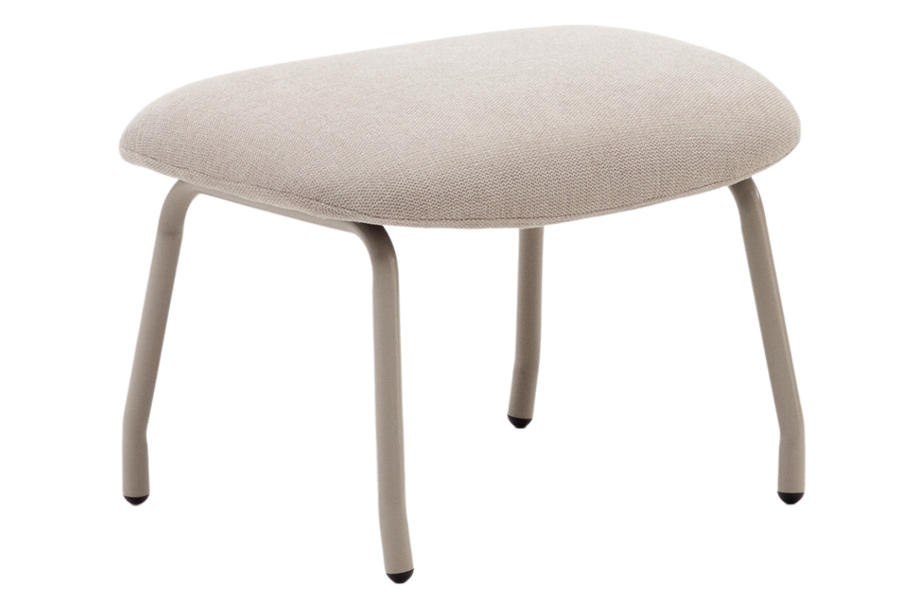 Béžová čalouněná podnožka Kave Home Belina 58 x 40 cm Kave Home