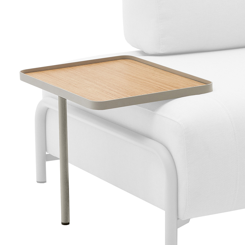 Velký dubový odkládací stolek Kave Home Compo 54 x 40 cm Kave Home