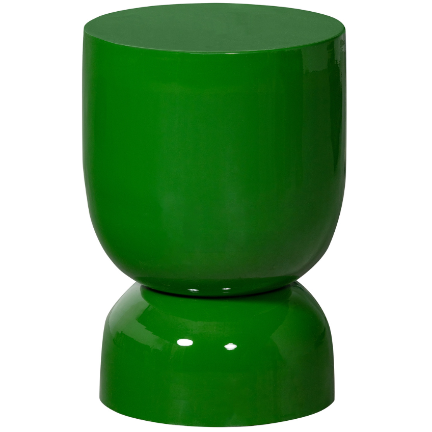 Hoorns Zelený kovový odkládací stolek Lakleh 30 cm Hoorns