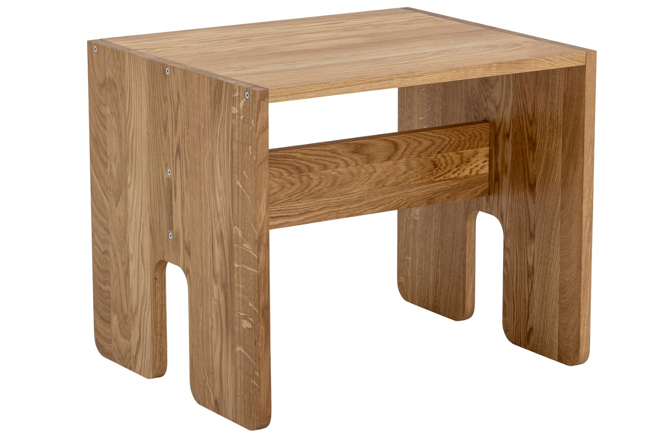 Hnědý dubový stůl Bloomingville Bas 60 x 50 cm Bloomingville