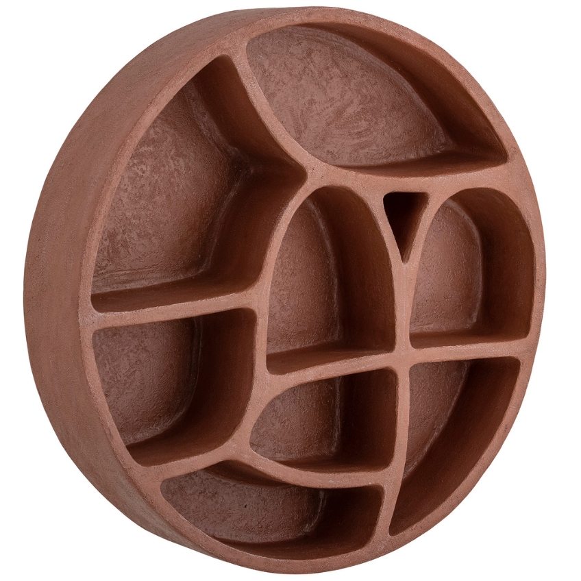 Červená nástěnná police Bloomingville Palmer 45 cm Bloomingville