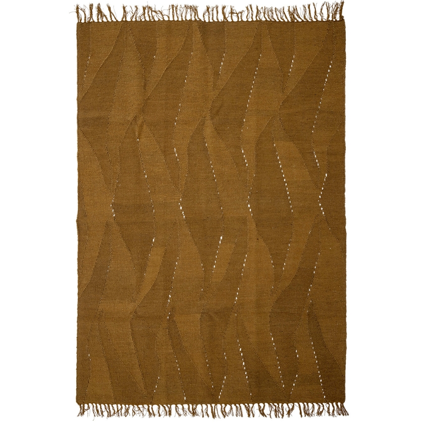 Hnědý vlněný koberec Bloomingville Zola 140 x 200 cm Bloomingville