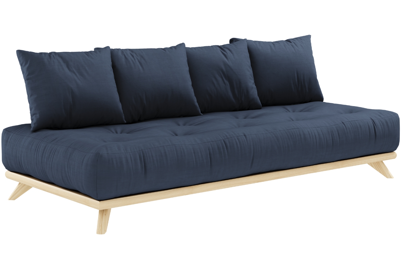 Tmavě modrá trojmístná pohovka Karup Design Senza 200 cm Karup Design
