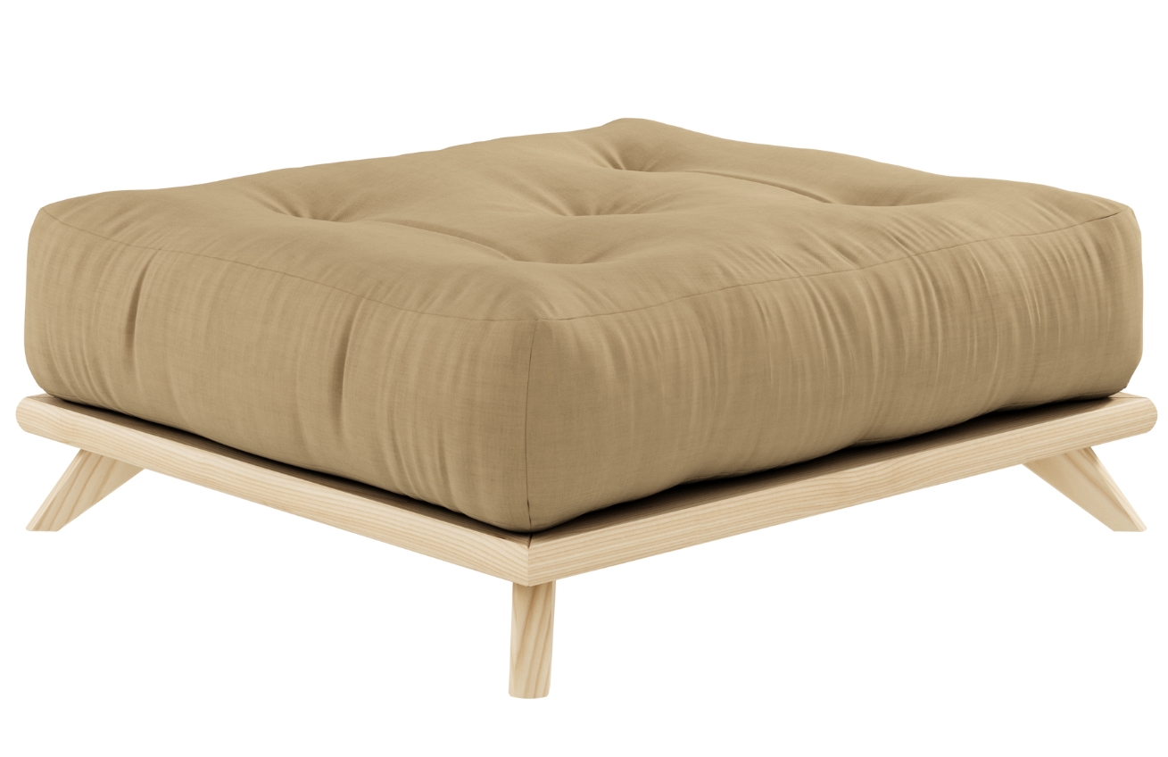 Tmavě béžová podnožka Karup Design Senza 100 x 90 cm Karup Design