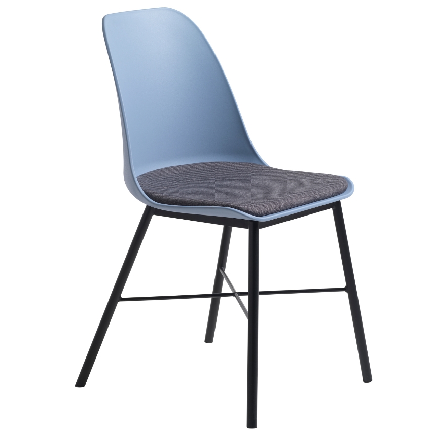Modrá plastová jídelní židle Unique Furniture Whistler Unique Furniture