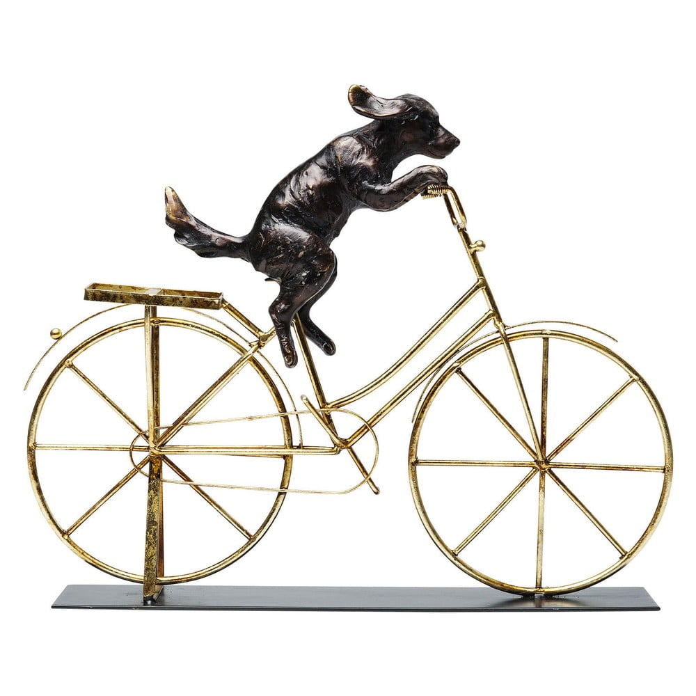 Kovová soška Dog with Bicycle – Kare Design Kare Design