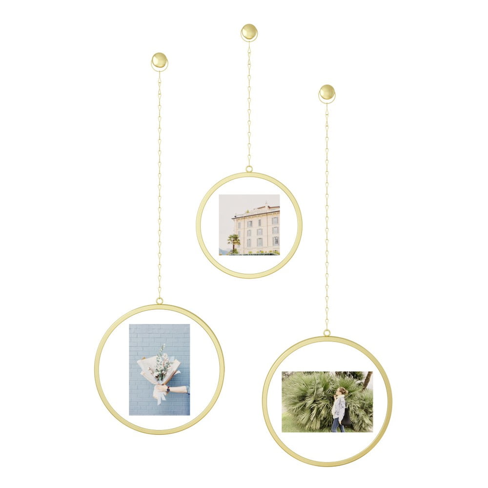 Kovové rámečky v sadě 3 ks Fotochain – Umbra Umbra