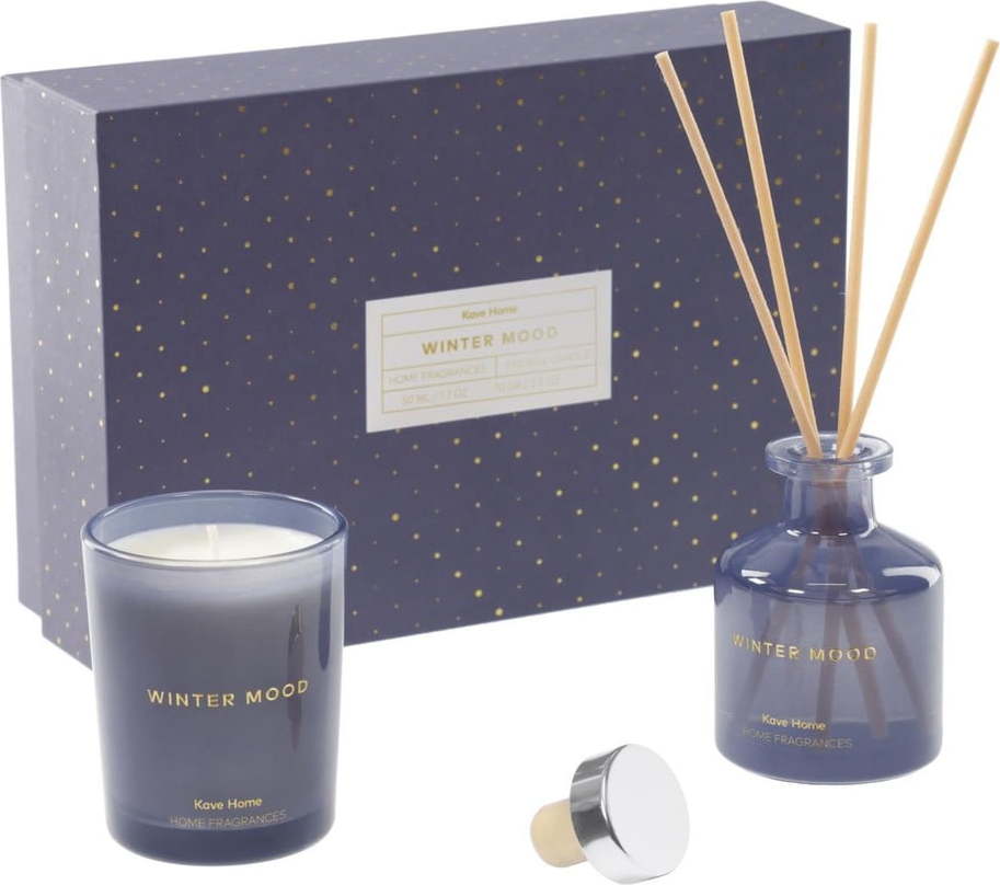 Set svíčky a aroma difuzéru Winter – Kave Home Kave Home