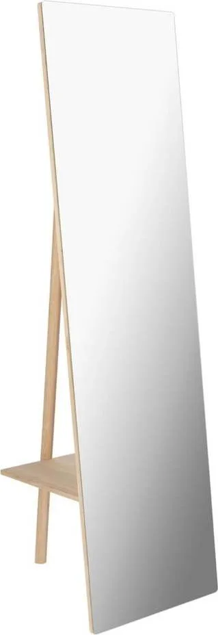 Stojací zrcadlo s dřevěným rámem 45x160 cm Keisy – Kave Home