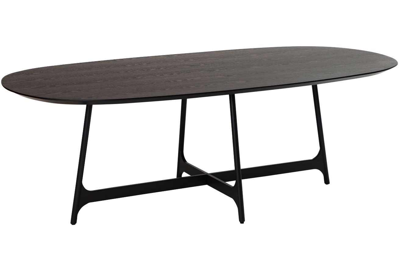 ​​​​​Dan-Form Černý dřevěný jídelní stůl DAN-FORM Ooid 220 x 110 cm ​​​​​Dan-Form