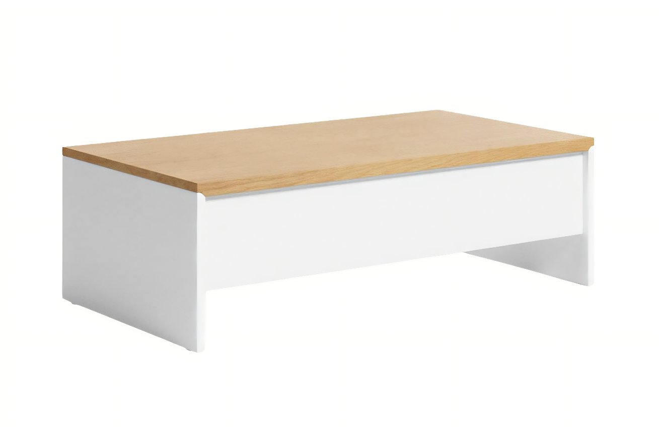 Vyklápěcí bílý konferenční stolek Kave Home Abilen 110 x 60 cm Kave Home