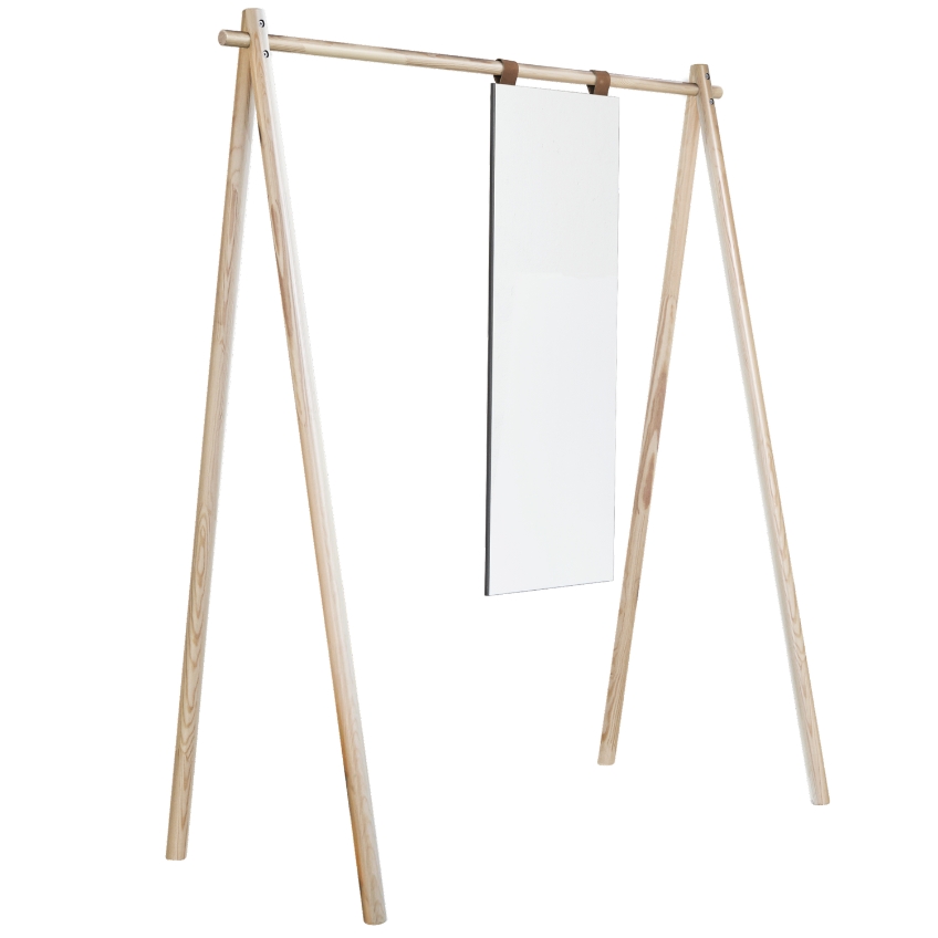 Dřevěný věšák Karup Design Hongi se zrcadlem 150 cm Karup Design