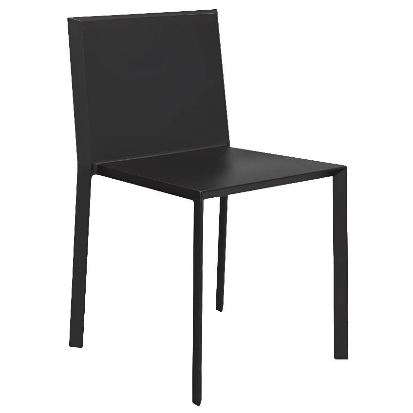 VONDOM Černá plastová jídelní židle QUARTZ VONDOM