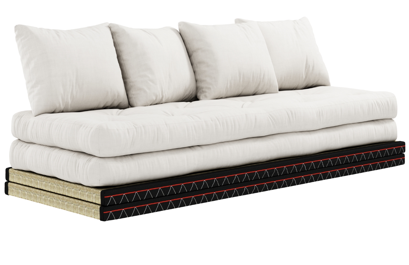 Bílá trojmístná rozkládací pohovka Karup Design Chico 200 cm Karup Design