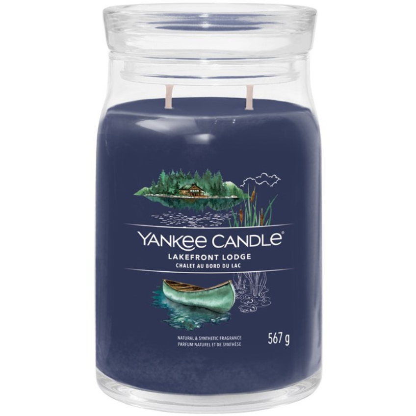 Velká vonná svíčka Yankee Candle Lakefront Lodge Signature Yankee Candle