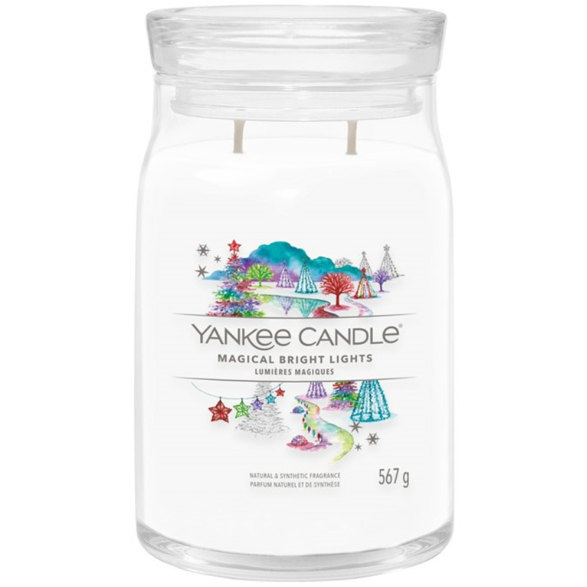 Velká vonná svíčka Yankee Candle Magical Bright Lights Signature Yankee Candle