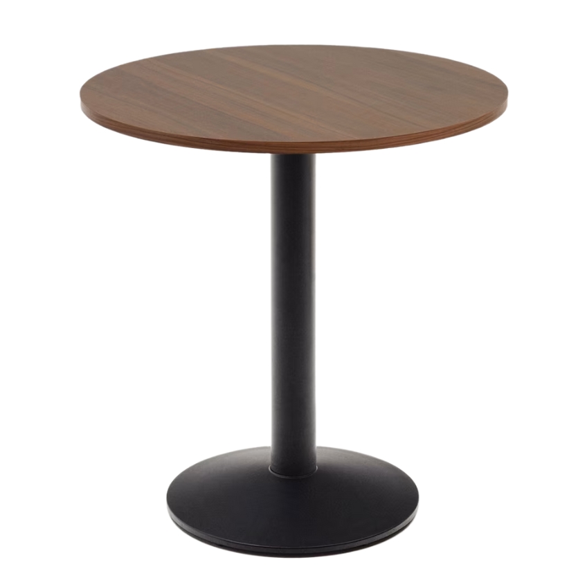 Ořechový bistro stolek Kave Home Esilda 70 cm Kave Home