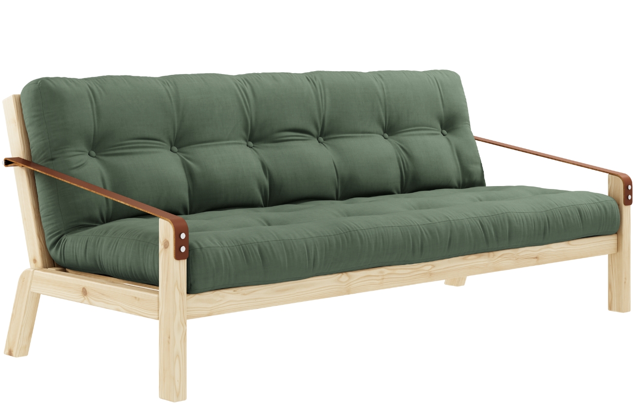 Zelená trojmístná rozkládací pohovka Karup Design Poetry 204 cm Karup Design