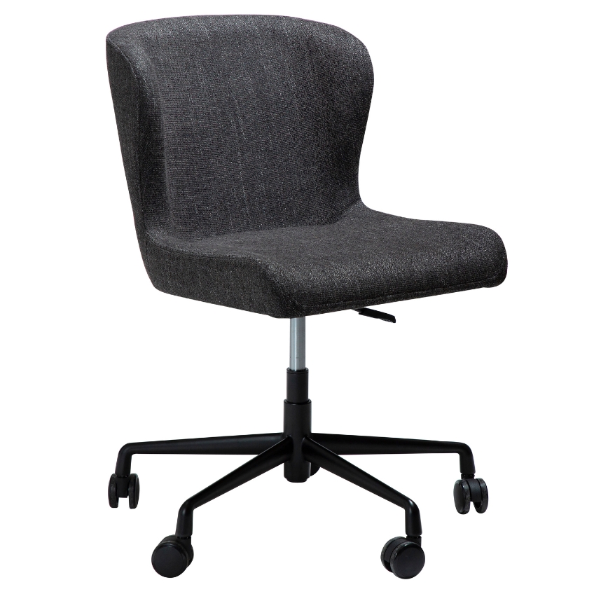 ​​​​​Dan-Form Černá bouclé kancelářská židle DAN-FORM Glam ​​​​​Dan-Form