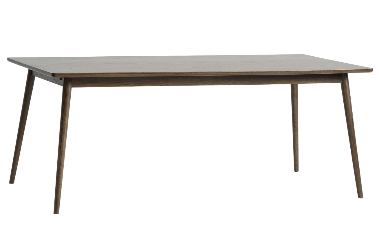 Tmavě hnědý dubový jídelní stůl Unique Furniture Barrali 190 x 90 cm Unique Furniture