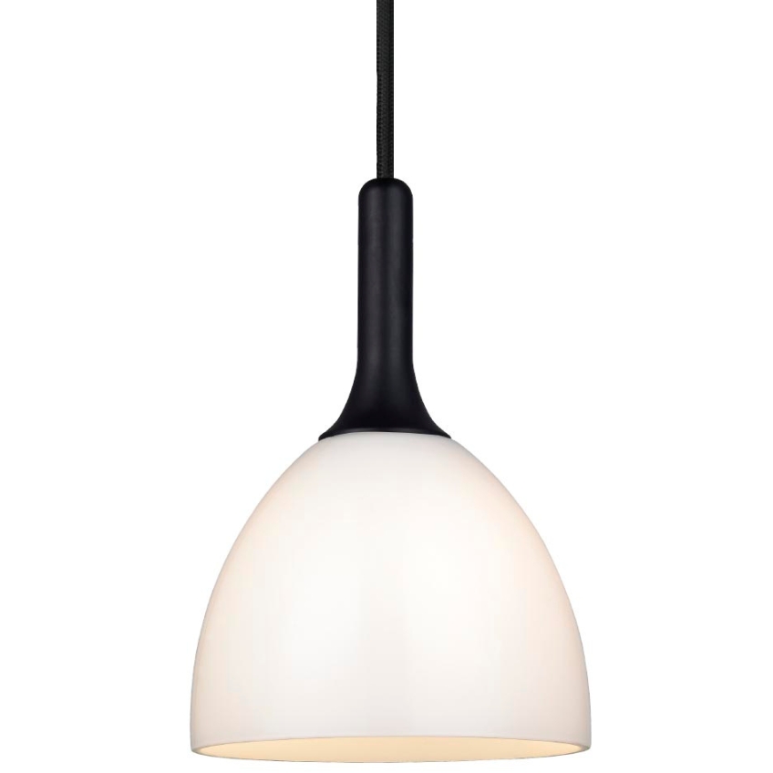 Opálově bílé skleněné závěsné světlo Halo Design Bellevue 14 cm Halo Design