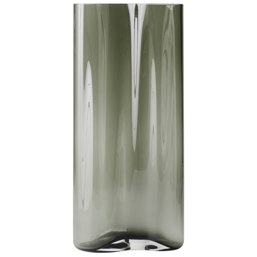 Audo CPH Kouřově zelená skleněná váza AUDO AER 49 cm Audo CPH