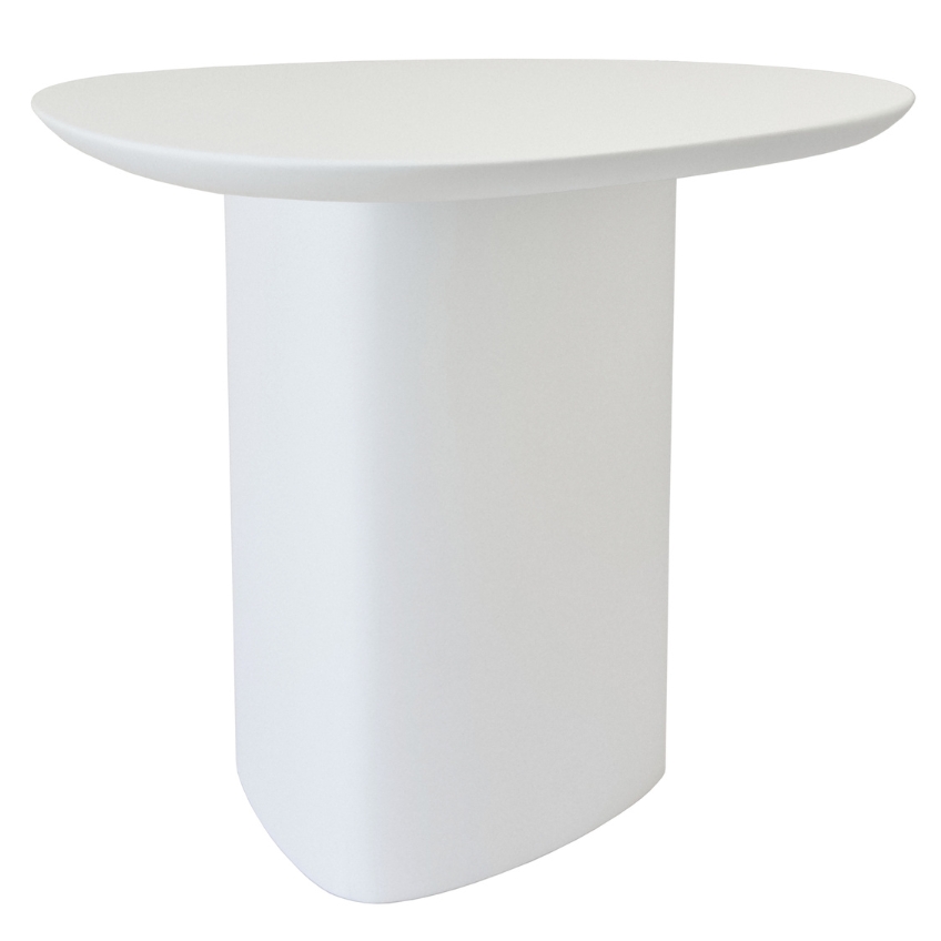 Bílý lakovaný odkládací stolek RAGABA CELLS 50 x 50 cm Ragaba
