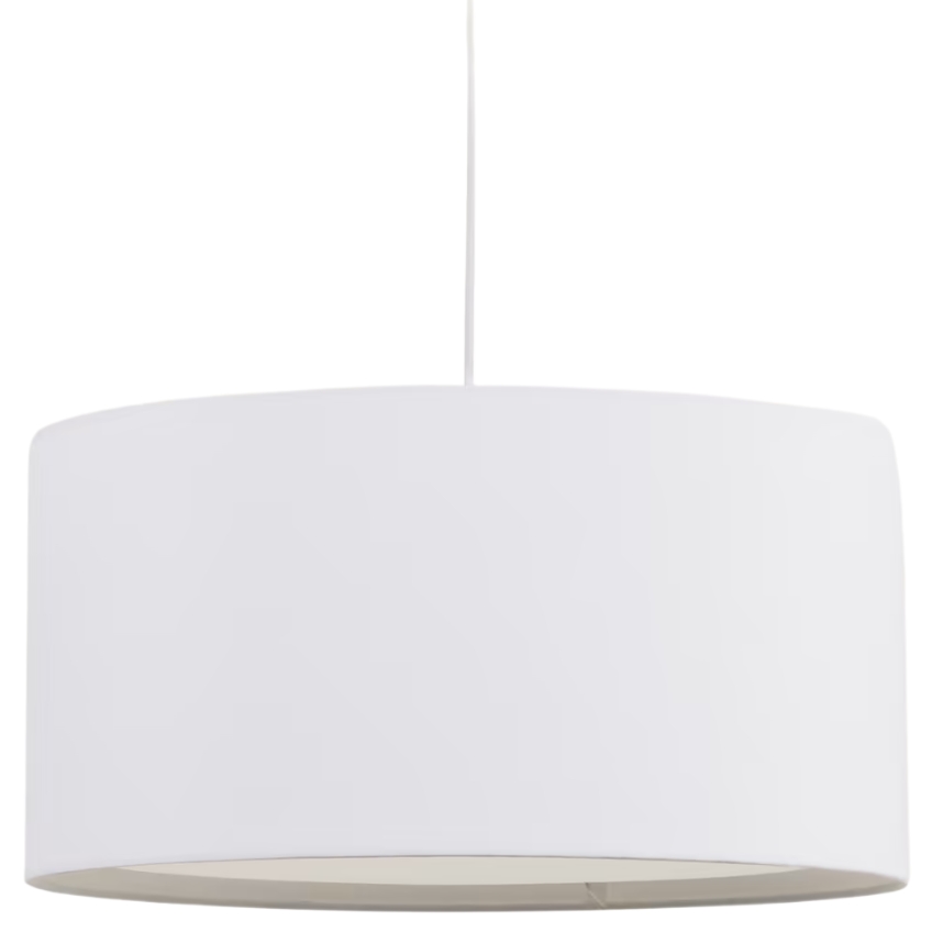 Bílé stínidlo Kave Home Santana 40 cm Kave Home