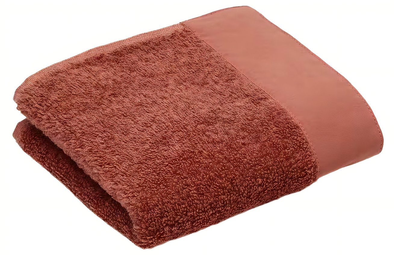 Terakotově červený bavlněný ručník Kave Home Takeshi 30 x 50 cm Kave Home